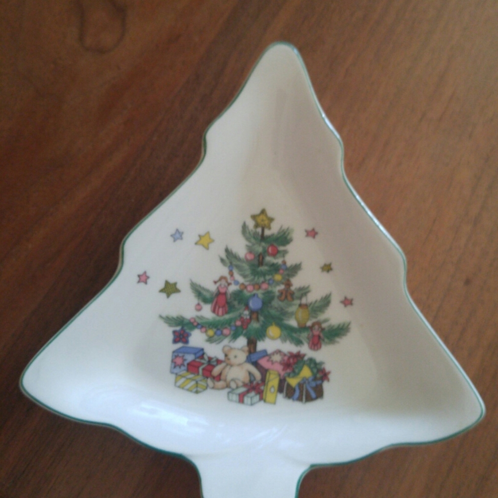 Christmas Vintage Candy Dish